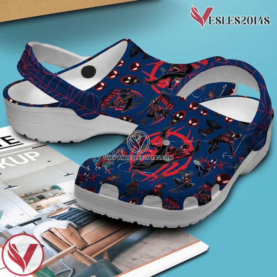 Spider Man Across the Spider-Verse Movie Crocs Clogs Crocband Shoes Custom Name For Men Women and Kids - Vesles2014S 4