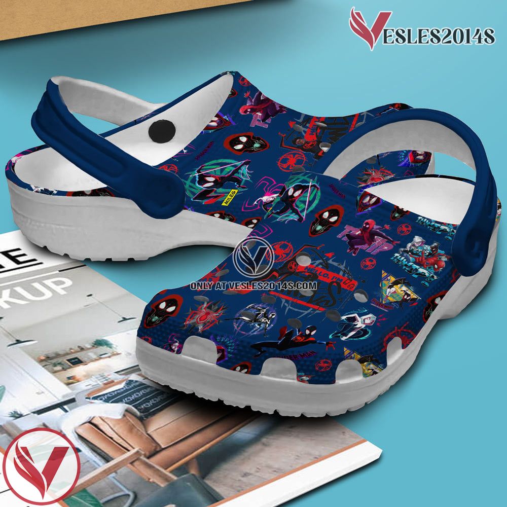 Spider Man Across the Spider-Verse Movie Crocs Crocband Clogs For Men Women and Kids - Vesles2014S 2