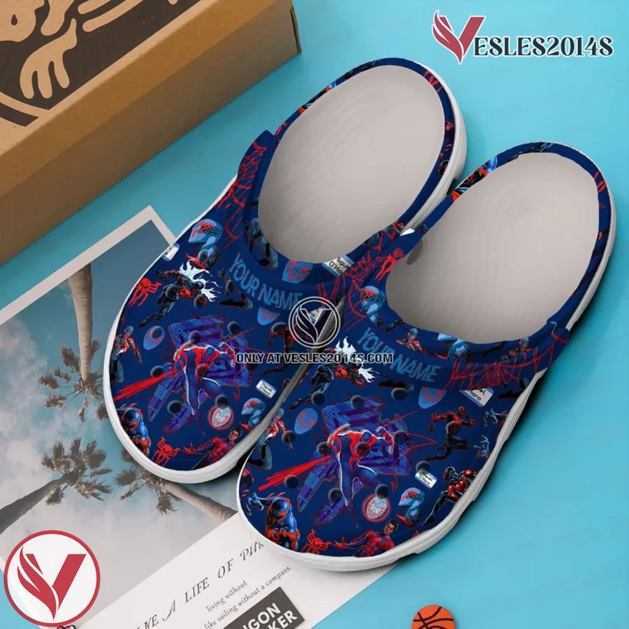 Spider Man Across the Spider-Verse Movie Crocs Shoes Clogs Crocband Custom Name For Men Women and Kids - Vesles2014S 2