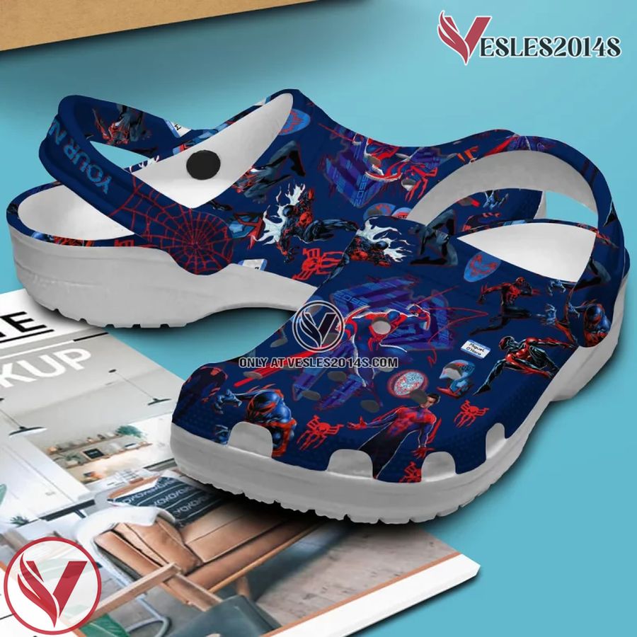 Spider Man Across the Spider-Verse Movie Crocs Shoes Clogs Crocband Custom Name For Men Women and Kids - Vesles2014S 3