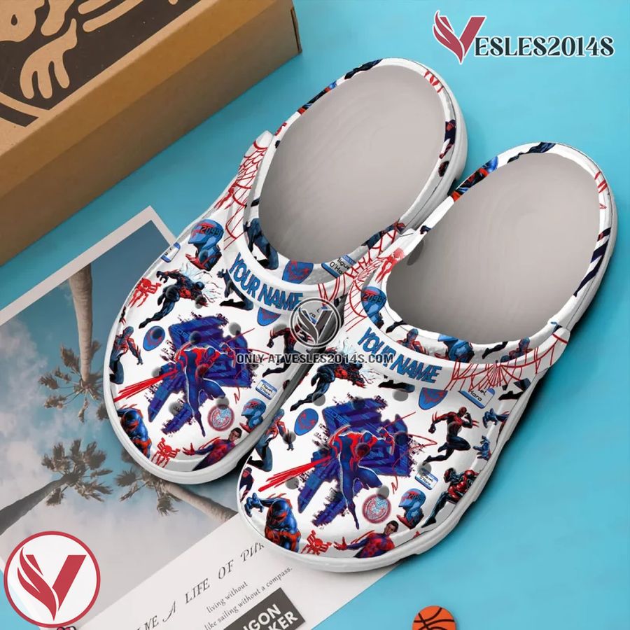 Spider Man Across the Spider-Verse Movie Crocs Shoes Clogs Crocband For Men Women and Kids - Vesles2014S 2