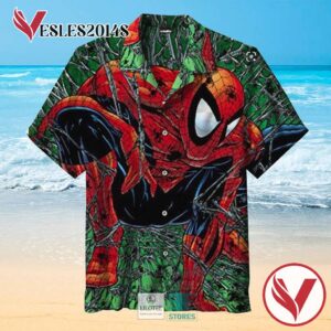Spider Man Casual Hawaiian Shirt, Best Gifts For Summer Vesles2014S