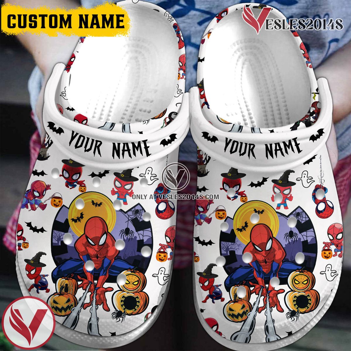 Spider Man Movie Cartoon Crocs Crocband Clogs Style 4