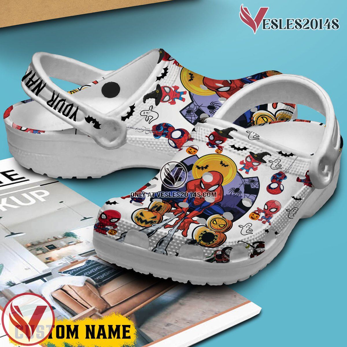 Spider Man Movie Crocs Crocband Clogs Shoes Comfortable For Men Women and Kids Style 6 - Vesles2014S 2