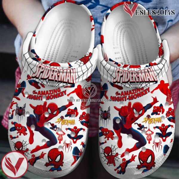 Spider Man Movie Crocs Crocband Clogs Shoes Comfortable For Men Women and Kids - Vesles2014S
