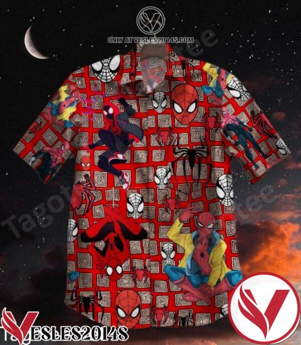 Spider Man Thomas Tjapaltjarri Red Hawaiian Shirt, Unique Gifts For Friends - Vesles2014S 1