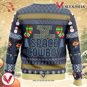 Spike Spiegel Cowboy Bebop Ugly Christmas Sweater, Unique Christmas Gift For Fans - Vesles2014S 1