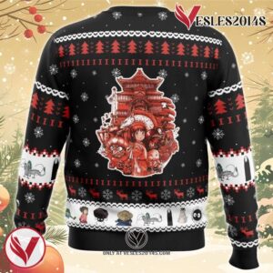 Spirited Away Anime Studio Ghibli Ugly Christmas Sweater, Unique Christmas Gift For Fans - Vesles2014S 1