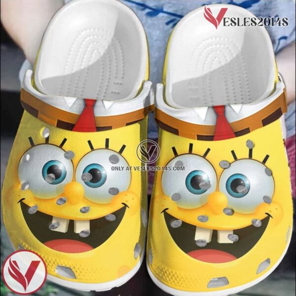 Sponge and Starfish shoes Crocs Crocband Clogs Shoes For Men Women Style 3, Unique Gift From  Vesles2014S