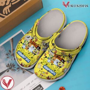 SpongeBob SquarePants Cartoon Crocs Crocband Clogs Shoes Comfortable For Men Women and Kids Style 10, Unique Gift From  Vesles2014S 2
