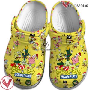 SpongeBob SquarePants Cartoon Crocs Crocband Clogs Shoes Comfortable For Men Women and Kids Style 2, Unique Gift From  Vesles2014S 2