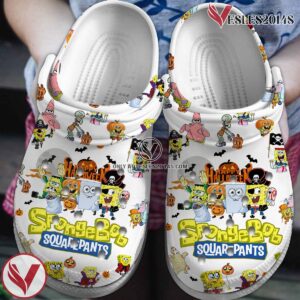 SpongeBob SquarePants Cartoon Crocs Crocband Clogs Shoes Comfortable For Men Women and Kids Style 7, Unique Gift From  Vesles2014S