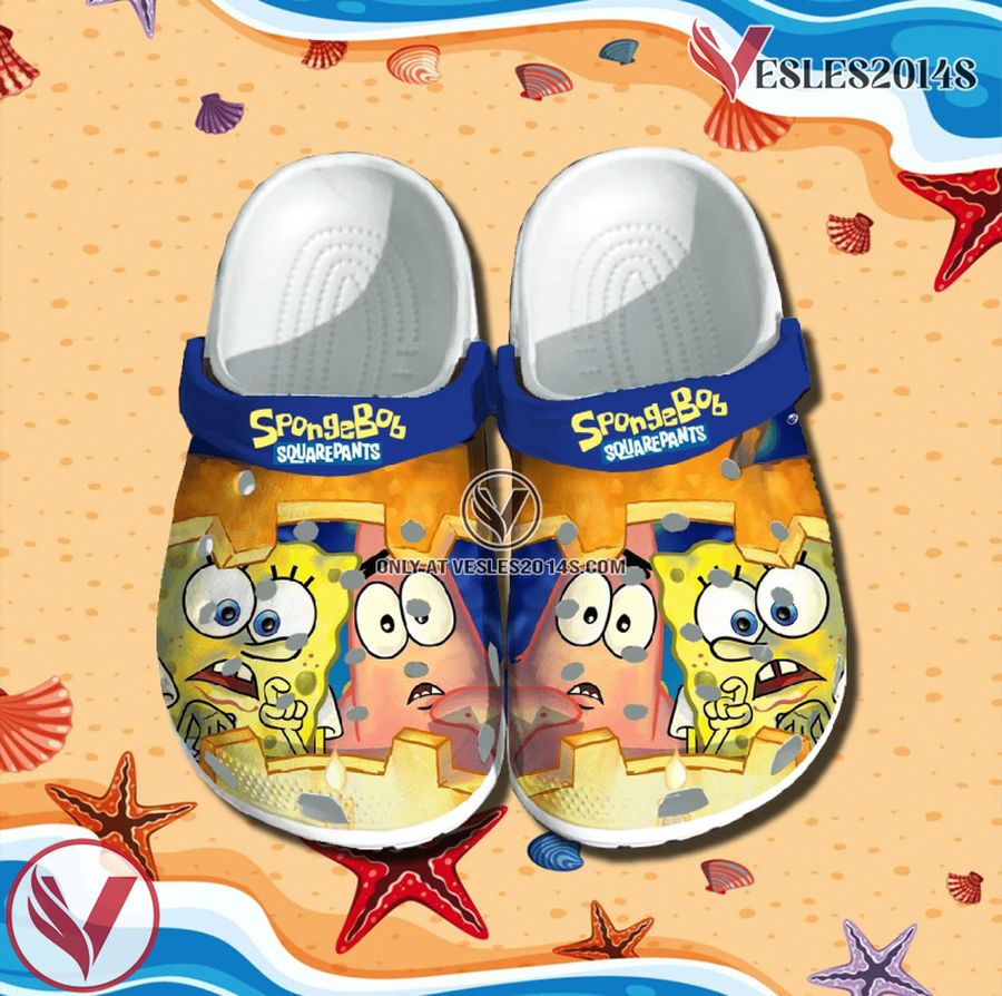SpongeBob SquarePants Crocs Clog Shoes Style 12, Unique Gift From Vesles2014S