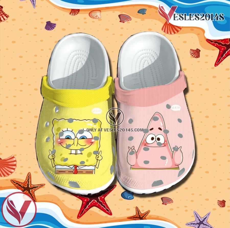 SpongeBob SquarePants Crocs Clog Shoes Style 3, Unique Gift From Vesles2014S 2