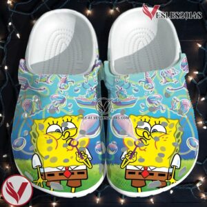 SpongeBob SquarePants Crocs Clog Shoes Style 4, Unique Gift From Vesles2014S 2