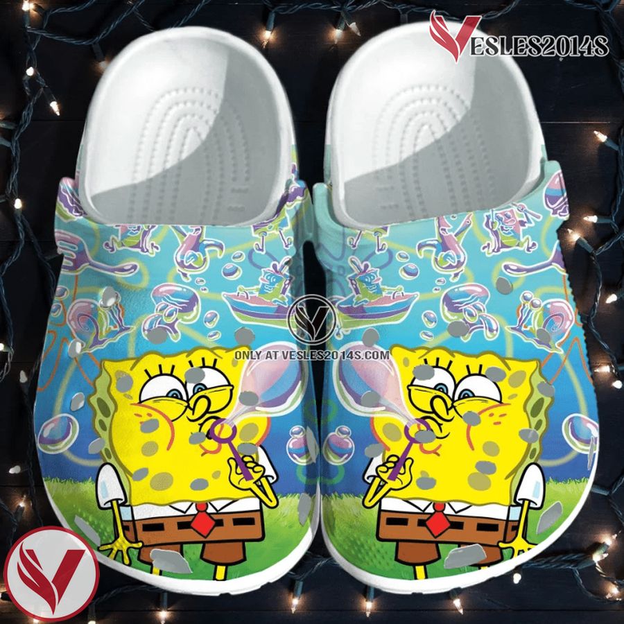 SpongeBob SquarePants Crocs Clog Shoes Style 4, Unique Gift From Vesles2014S 2