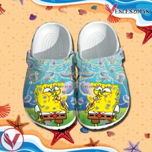 SpongeBob SquarePants Crocs Clog Shoes Style 4, Unique Gift From  Vesles2014S