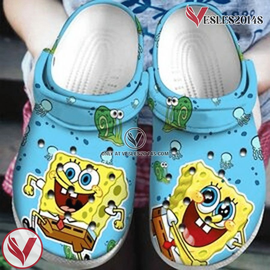 SpongeBob SquarePants Crocs Clog Shoes Style 6, Unique Gift From Vesles2014S