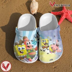 SpongeBob SquarePants Crocs Clog Shoes Style 7, Unique Gift From Vesles2014S 2