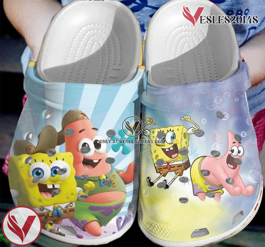 SpongeBob SquarePants Crocs Clog Shoes Style 7, Unique Gift From Vesles2014S