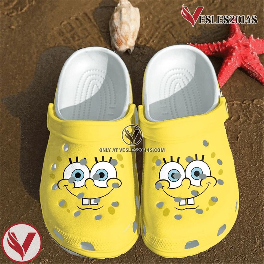 SpongeBob SquarePants Crocs Clog Shoes Style 9, Unique Gift From Vesles2014S