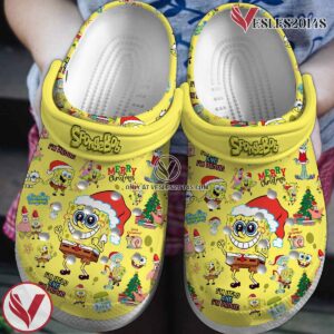 SpongeBob SquarePants Movie Crocs Crocband Clogs Shoes Comfortable For Men Women and Kids Style 1 - Vesles2014S