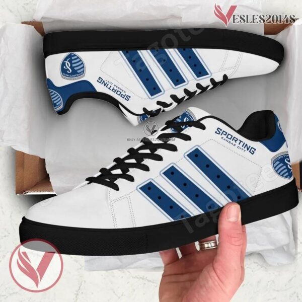 Sporting Kansas City Print Stan Smith Shoes, Best Sneaker For Fans - Vesles2014s