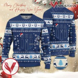Sporting Union Agenais Sport Ugly Christmas Sweater, Unique Gifts For Fans - Vesles2014aS 1