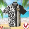 Sports American Football Ncaaf Army Black Knights White Hibiscus On Black Hawaiian Shirt, Unique Gifts For Friends - Vesles2014S 1