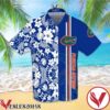Sports American Football Ncaaf Florida Gators White Hibiscus On Blue Hawaiian Shirt, Unique Gifts For Friends - Vesles2014S 1