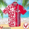 Sports American Football Ncaaf Fresno State Bulldogs White Hibiscus On Red Hawaiian Shirt, Unique Gifts For Friends - Vesles2014S 1