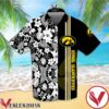 Sports American Football Ncaaf Iowa Hawkeyes White Hibiscus On Black Hawaiian Shirt, Unique Gifts For Friends - Vesles2014S 1