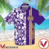 Sports American Football Ncaaf Lsu Tigers White Hibiscus On Purple Hawaiian Shirt, Unique Gifts For Friends - Vesles2014S 1