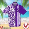 Sports American Football Ncaaf Northwestern Wildcats White Hibiscus On Purple Hawaiian Shirt, Unique Gifts For Friends - Vesles2014S 1