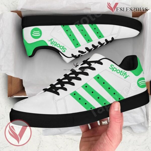 Spotify Music Logo Print Stan Smith Shoes For Men And Womens - Vesles2014s 1