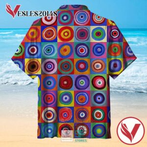 Square Circle Casual Hawaiian Shirt, Best Gifts For Summer Vesles2014S 2