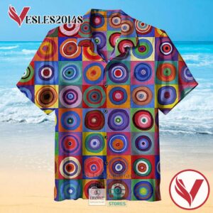 Square Circle Casual Hawaiian Shirt, Best Gifts For Summer Vesles2014S 3