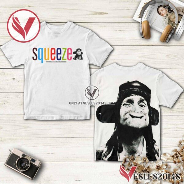 Squeeze Babylon And On Album Cover Shirt Style 2, Unique Gifts For Music Lovers - Vesles2014S
