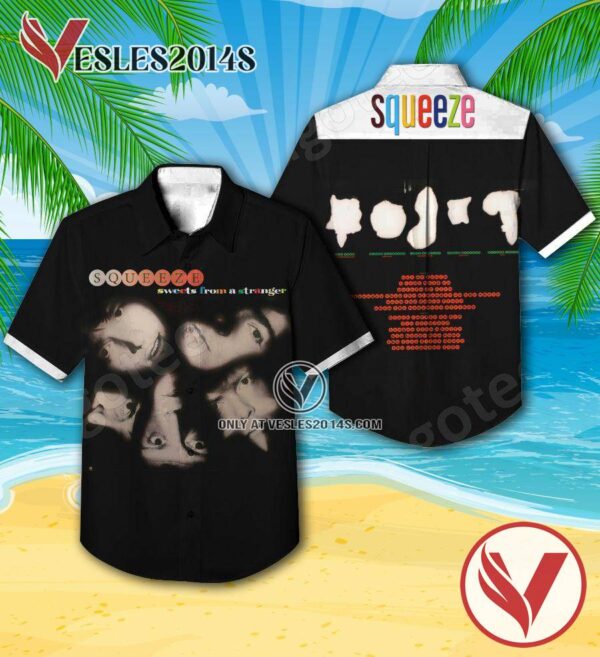 Squeeze Sweets From A Stranger Album Cover Hawaiian Shirt, Unique Gifts For Music Lovers - Vesles2014S