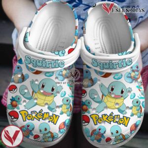 Squirtle Pokemon Anime Cartoon Crocs Crocband Clogs Shoes Comfortable For Men Women and Kids, Unique Gift From  Vesles2014S