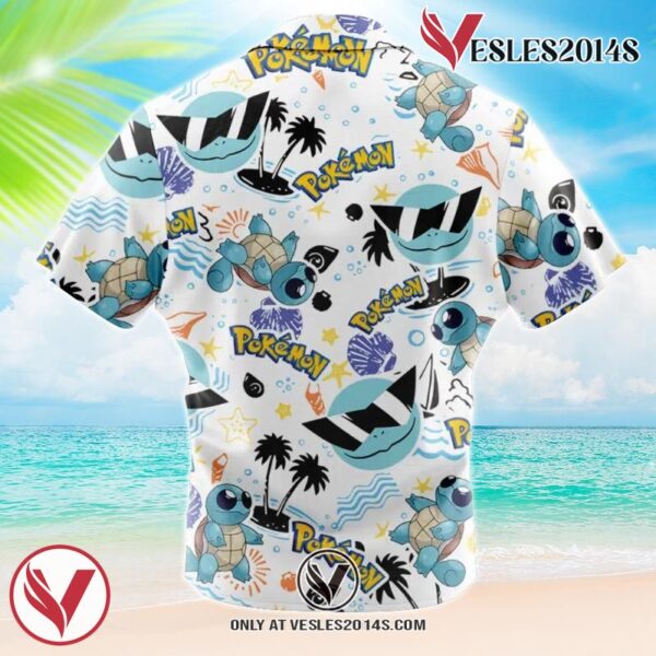 Squirtle Squad V1 Sunglasses Pokemon Hawaiian Button Up Shirt, Perfect Gifts For Anime Lovers - Vesles2014S 1
