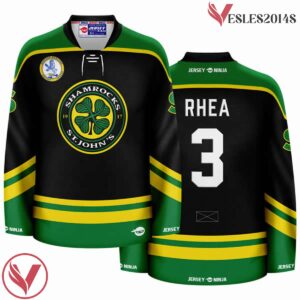 St John's Shamrocks Ross The Boss Rhea Black Hockey Jersey - Vesles2014S