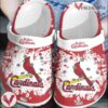 St Louis Red-White Clog Shoes Custom Name, Unique Gift From  Vesles2014S
