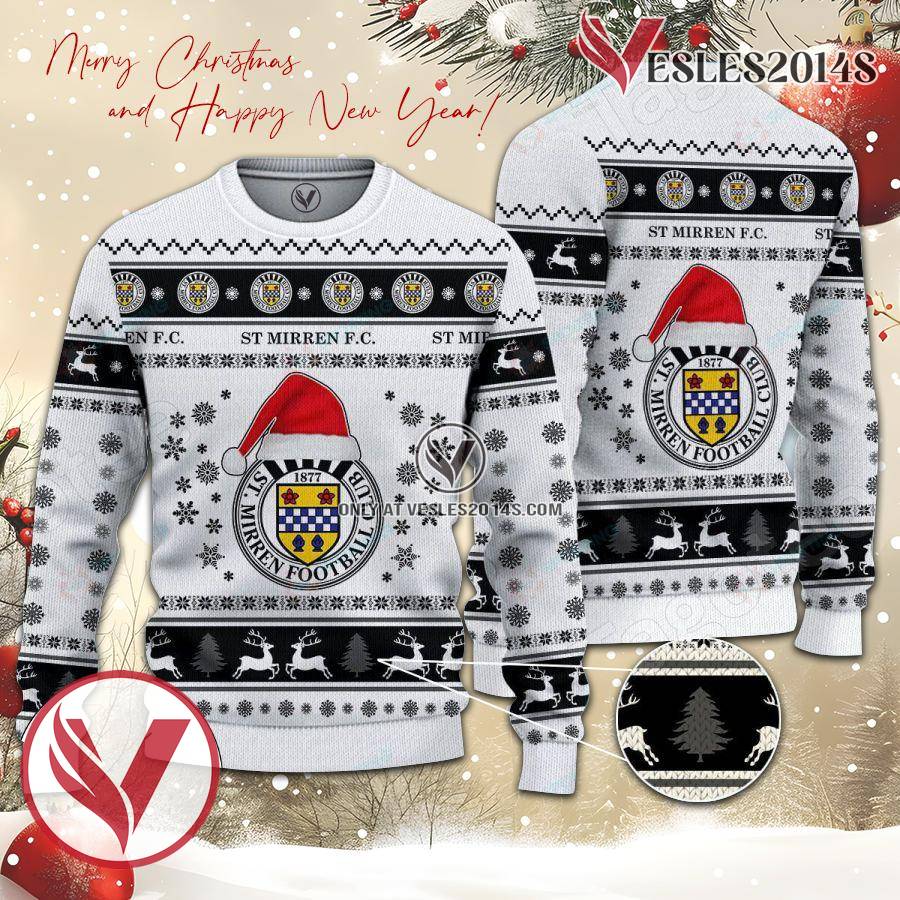St Mirren F.C. Sport Ugly Christmas Sweater, Unique Gifts For Fans - Vesles2014aS 1
