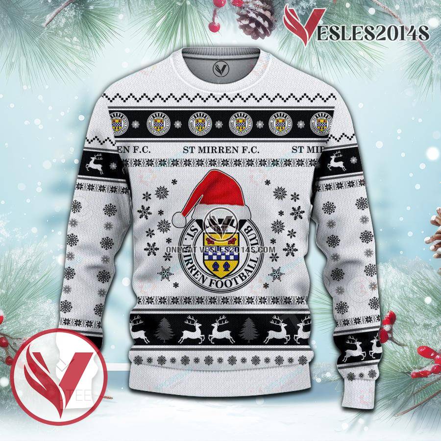 St Mirren F.C. Sport Ugly Christmas Sweater, Unique Gifts For Fans - Vesles2014aS 2