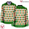 St Patrick's Day Pattern Argyle Holiday Hockey Jersey - Vesles2014S