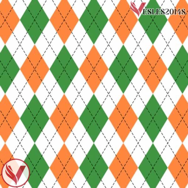 St Patrick's Day Pattern Argyle Holiday Hockey Jersey - Vesles2014S 4