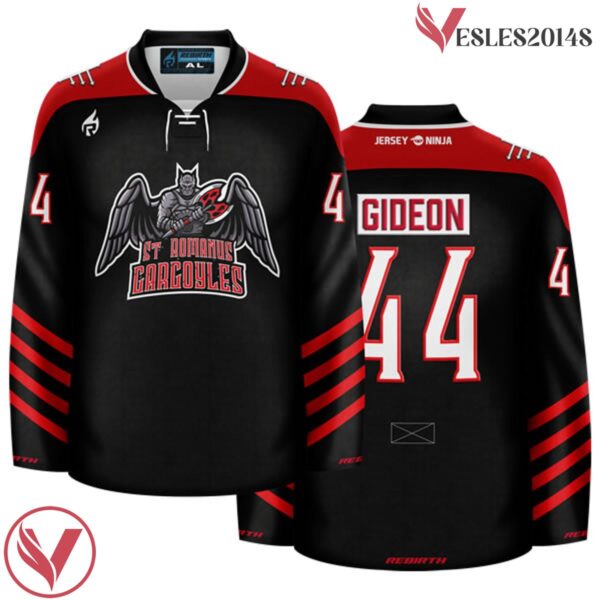 St Romanus Gargoyles Mythical Hockey Jersey - Vesles2014S