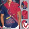 St. Louis Cardinals Blue Red Hawaiian Shirt And Short, Unique Gifts For Friends - Vesles2014S 1