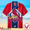 St. Louis Cardinals Rhombus Logo Red Hawaiian Shirt, Unique Gifts For Friends - Vesles2014S 1